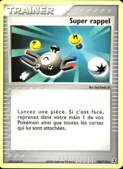 Super rappel 100/113 EX Espèces Delta