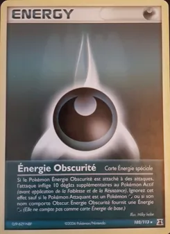 Énergie Obscurité 103/113 EX Espèces Delta