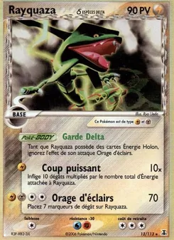 Rayquaza δ 13/113 EX Espèces Delta