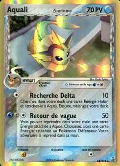 Aquali δ 18/113 EX Espèces Delta