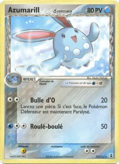 Azumarill δ 19/113 EX Espèces Delta