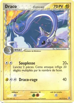 Draco δ 41/113 EX Espèces Delta