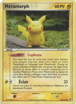 Métamorph 63/113 EX Espèces Delta