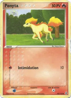 Ponyta 78/113 EX Espèces Delta