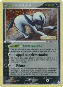 Absol 15/92 EX Créateurs de légendes