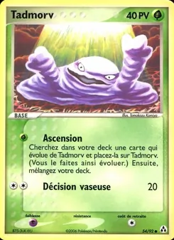 Tadmorv 54/92 EX Créateurs de légendes