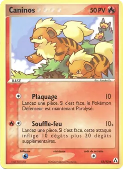 Caninos 55/92 EX Créateurs de légendes