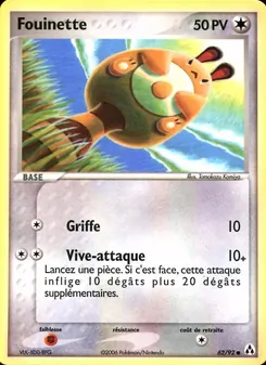 Fouinette 62/92 EX Créateurs de légendes