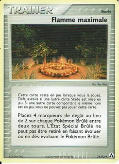Flamme maximale 74/92 EX Créateurs de légendes