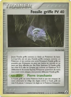 Fossile griffe 78/92 EX Créateurs de légendes