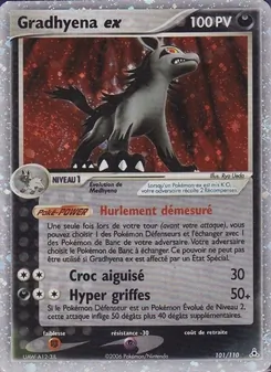 Gradhyena ex 101/110 EX Fantômes Holon