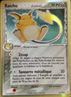 Raichu δ 15/110 EX Fantômes Holon
