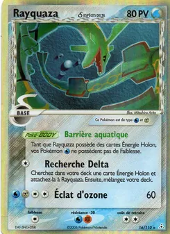 Rayquaza δ 16/110 EX Fantômes Holon