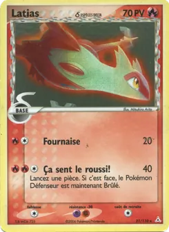 Latias δ 21/110 EX Fantômes Holon