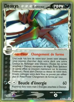 Deoxys δ 3/110 EX Fantômes Holon