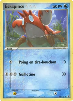 Ecrapince 62/110 EX Fantômes Holon