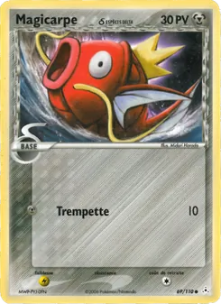 Magicarpe δ 69/110 EX Fantômes Holon