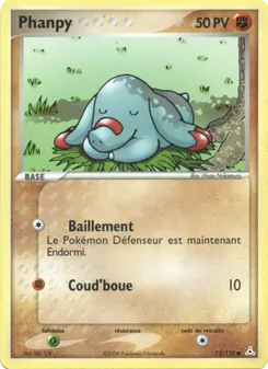 Phanpy 75/110 EX Fantômes Holon