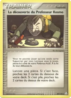La découverte du Professeur Kosmo 89/110 EX Fantômes Holon