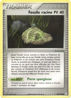 Fossile racine 93/110 EX Fantômes Holon