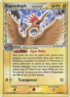 Rapasdepic δ 18/100 EX Gardiens de Cristal