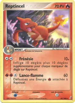 Reptincel 29/100 EX Gardiens de Cristal
