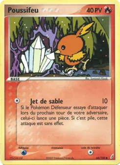 Poussifeu 66/100 EX Gardiens de Cristal