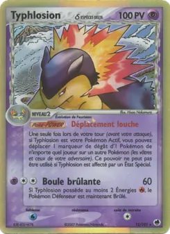 Typhlosion δ 12/101 EX Île des Dragons