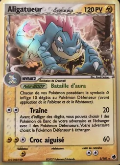 Aligatueur δ 2/101 EX Île des Dragons