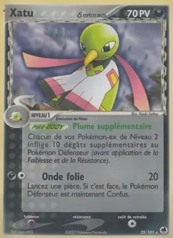 Xatu δ 25/101 EX Île des Dragons