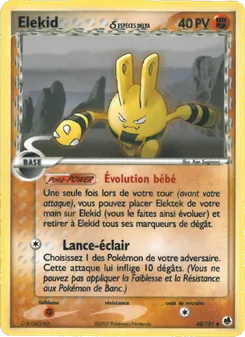 Elekid δ 48/101 EX Île des Dragons
