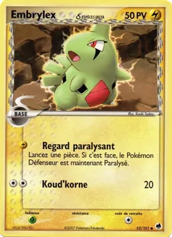 Embrylex δ 52/101 EX Île des Dragons