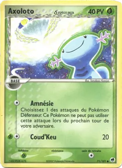 Axoloto δ 71/101 EX Île des Dragons
