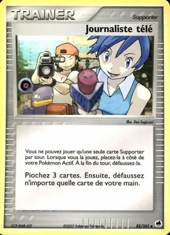 Journaliste télé 82/101 EX Île des Dragons