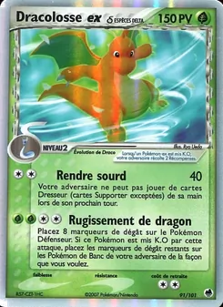 Dracolosse ex δ 91/101 EX Île des Dragons