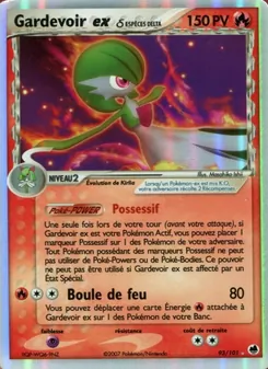 Gardevoir ex δ 93/101 EX Île des Dragons