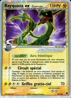 Rayquaza ex δ 97/101 EX Île des Dragons