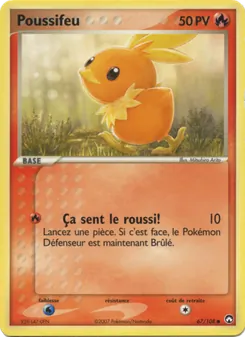 Poussifeu 67/108 EX Gardiens du Pouvoir
