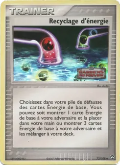 Recyclage d'énergie 73/108 EX Gardiens du Pouvoir