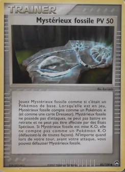 Mystérieux fossile 85/108 EX Gardiens du Pouvoir