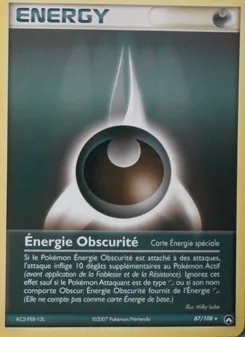 Énergie Obscurité 87/108 EX Gardiens du Pouvoir