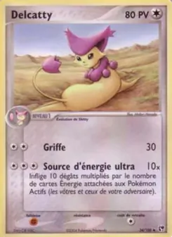 Delcatty 34/100 EX Tempête de sable
