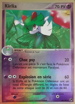 Kirlia 40/100 EX Tempête de sable