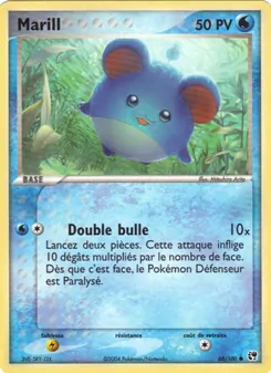 Marill 68/100 EX Tempête de sable