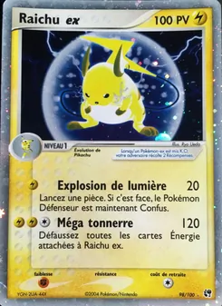 Raichu ex 98/100 EX Tempête de sable