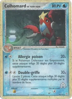Colhomard de Team Aqua 14/95 EX Team Magma vs Team Aqua