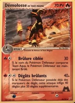 Démolosse de Team Magma 34/95 EX Team Magma vs Team Aqua
