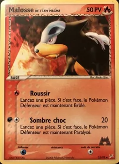 Malosse de Team Magma 35/95 EX Team Magma vs Team Aqua