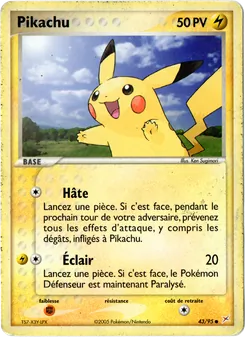 Pikachu 43/95 EX Team Magma vs Team Aqua