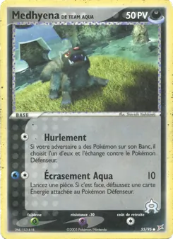 Medhyena de Team Aqua 55/95 EX Team Magma vs Team Aqua